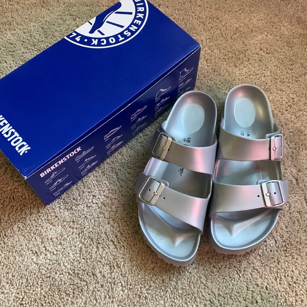 Birkenstock Arizona Rubber Slip On’s